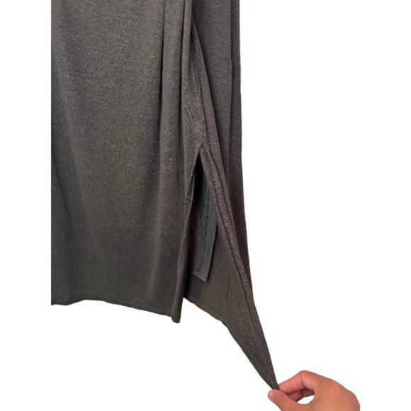 MaxMara Leisure charcoal Fanale gathered twist midi skirt size 30 - Picture 5 of 8